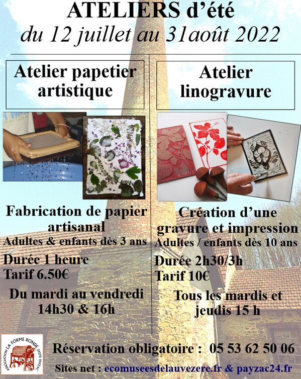 Papeterie de Vaux - vacances  2022